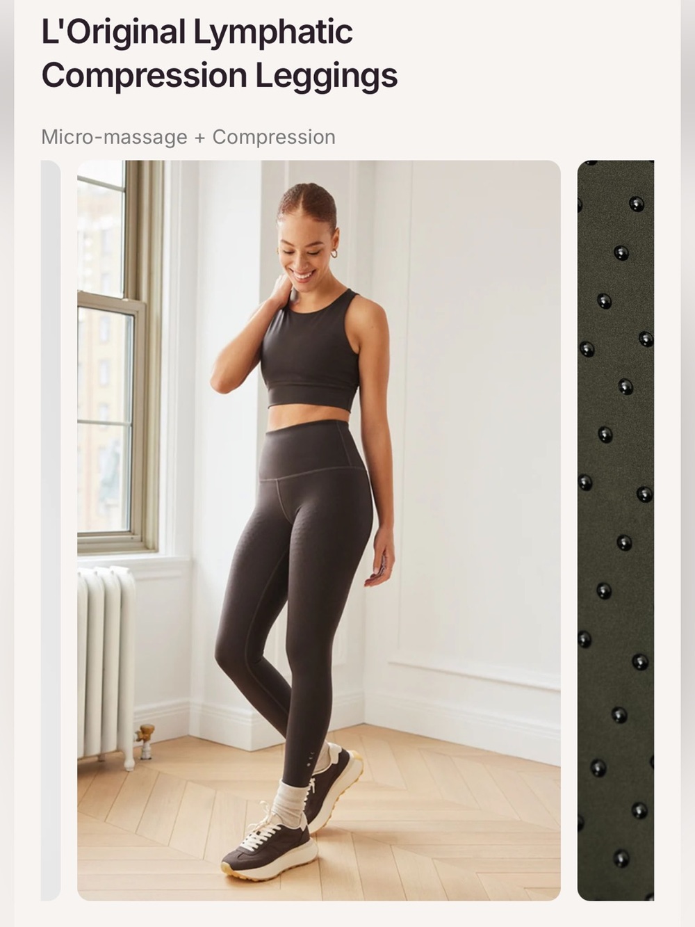 Elastique Athletics L'Original Lymphatic Compression 25" Leggings × 1 BLACK / XS